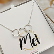 Load image into Gallery viewer, Silver Together Necklace
